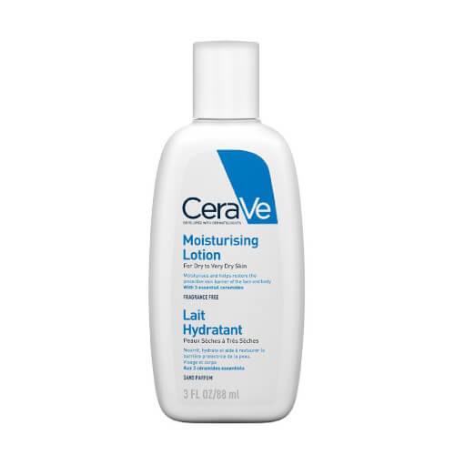 CeraVe Arc és testápoló hidratáló tej száraz és nagyon száraz bőrre ( Moisturising Lotion) 88 ml