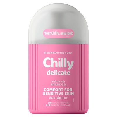 Chilly Intima Delicate gél na intímnu hygienu s pumpičkou 200 ml