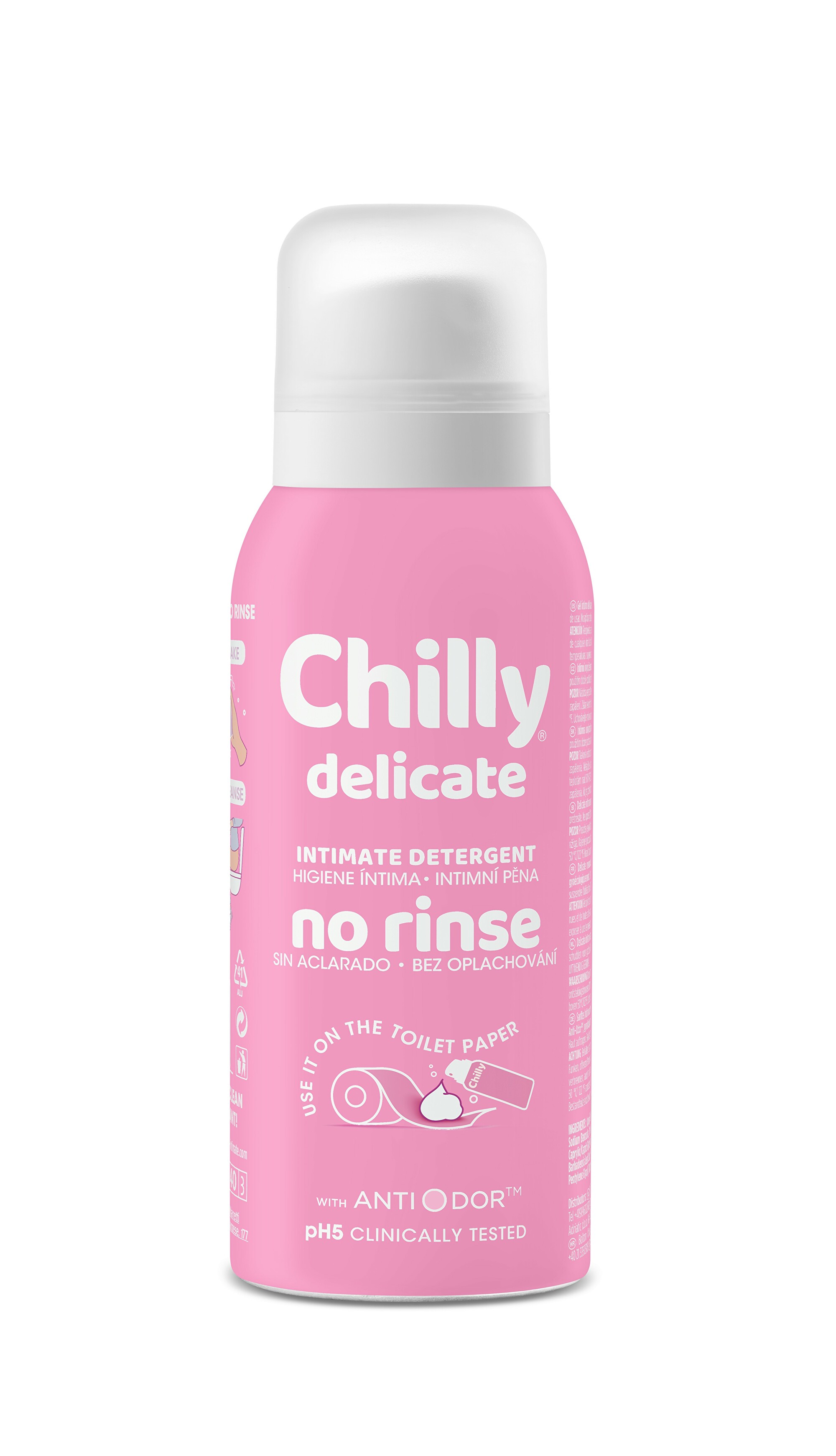 Chilly Jemná intimní pěna Delicate (Intimate Detergent) 100 ml