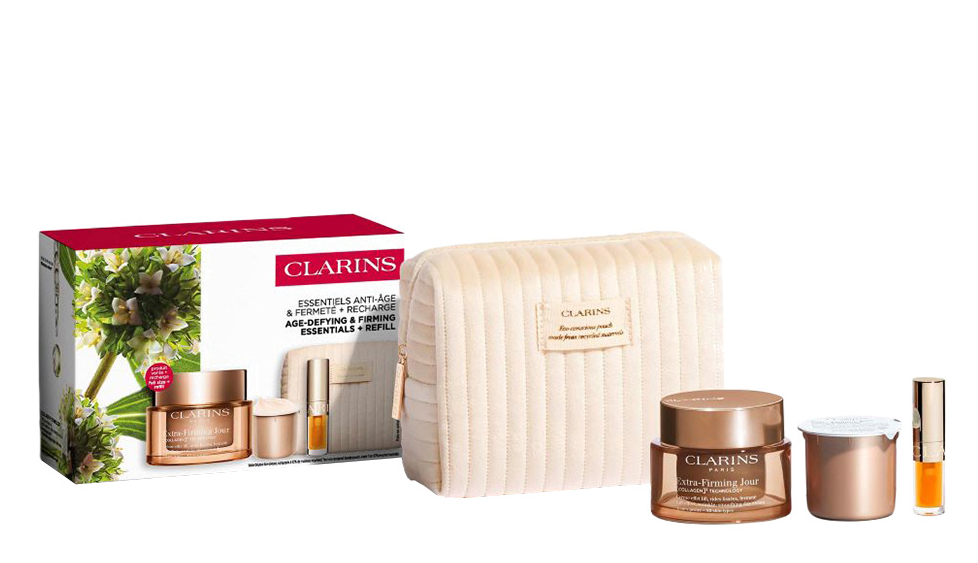 Clarins Dárková sada Age-Defying & Firming Essentials + Refill