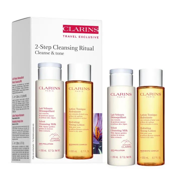 Clarins Bőrápoló ajándékcsomag 2-Step Cleansing Ritual akciós termékkép 1