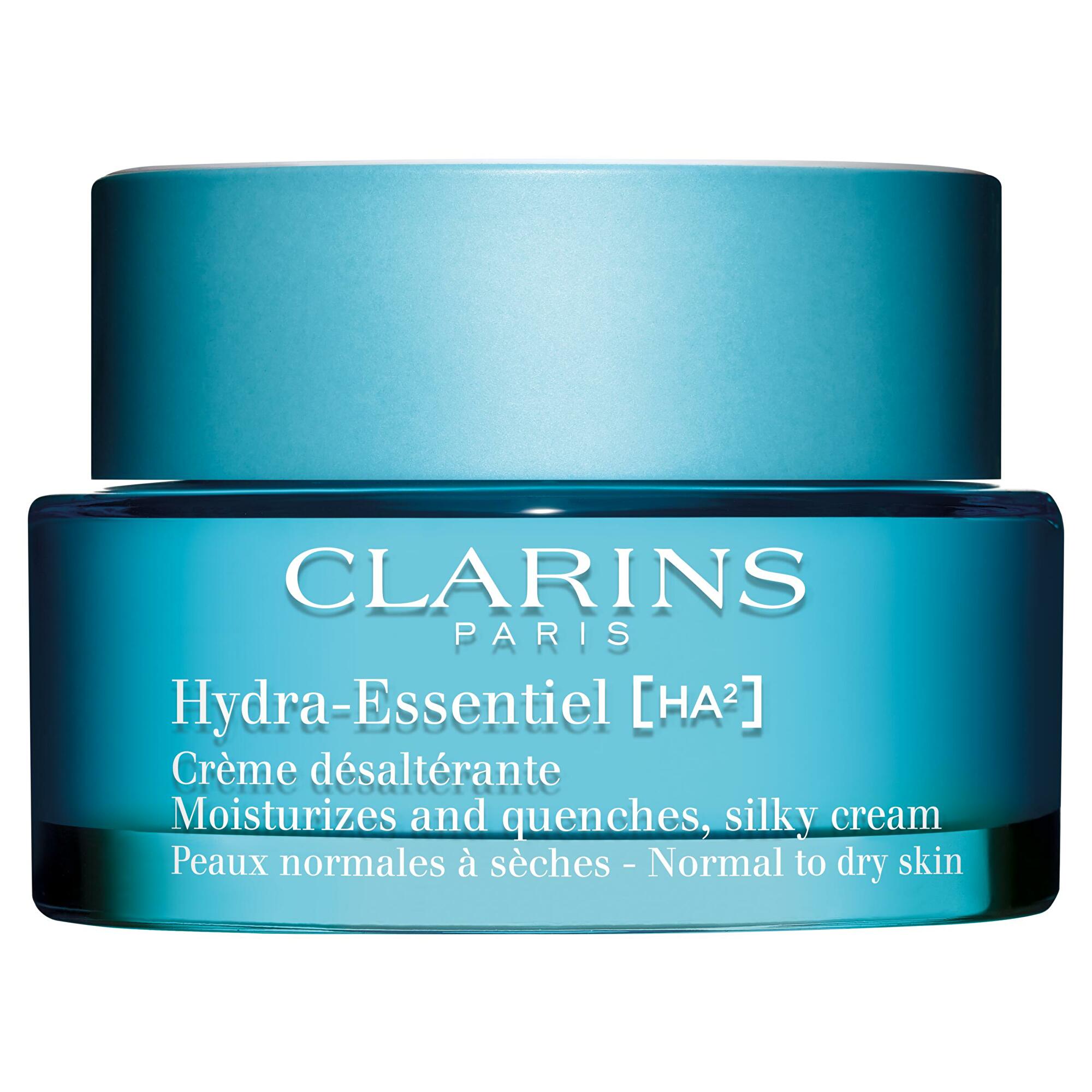 Clarins Hydra-Essentiel [HA²] Silky Cream hydratačný a spevňujúci denný krém s kyselinou hyalurónovou 50 ml