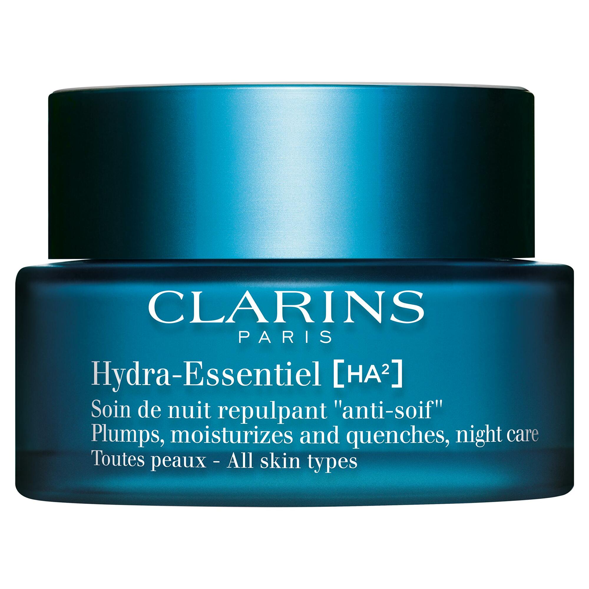 Clarins Hydratační noční krém pro všechny typy pleti Hydra Essentiel (Plumps, Moisturizes and Quenches Night Cream) 50 ml