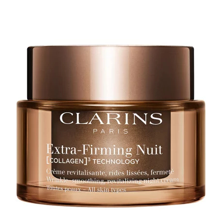 Clarins Noční zpevňující krém pro všechny typy pleti Extra-Firming Nuit Collagen Technology (Cream) 50 ml