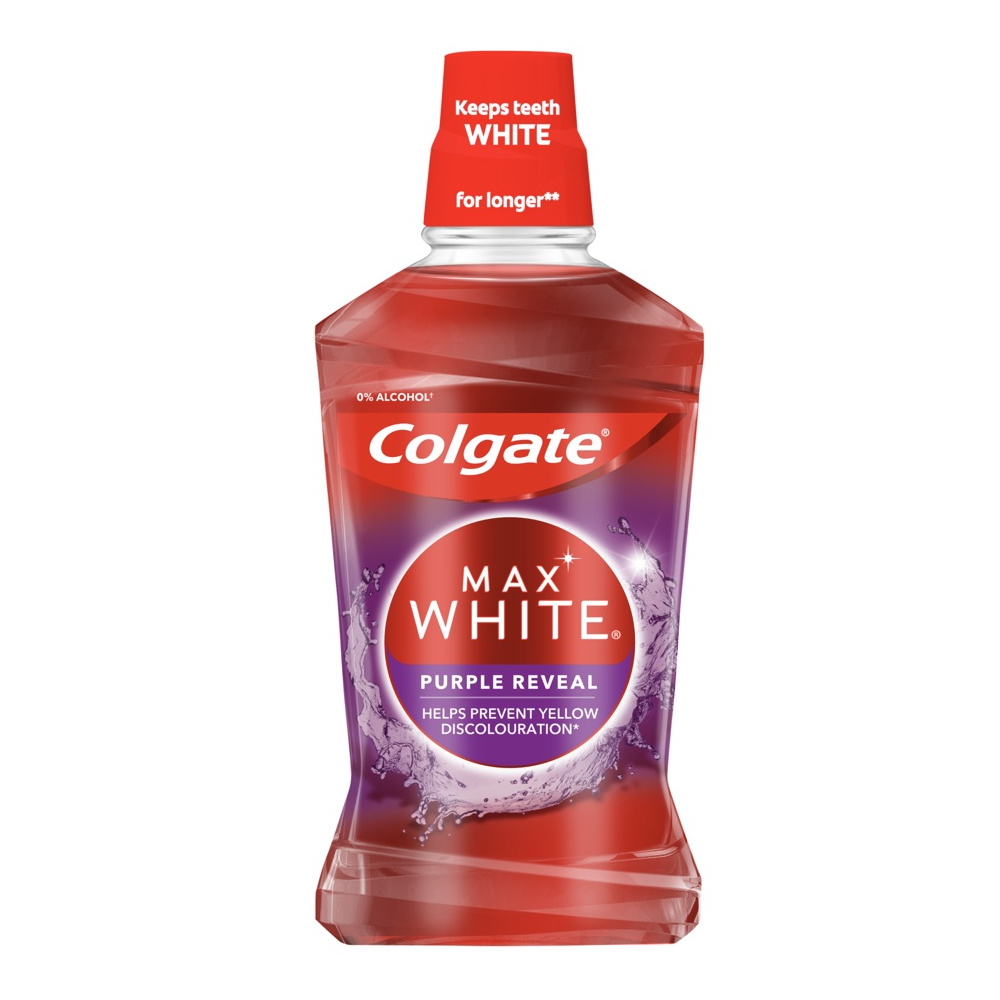 Colgate Ústní voda Max White Purple Reveal 500 ml