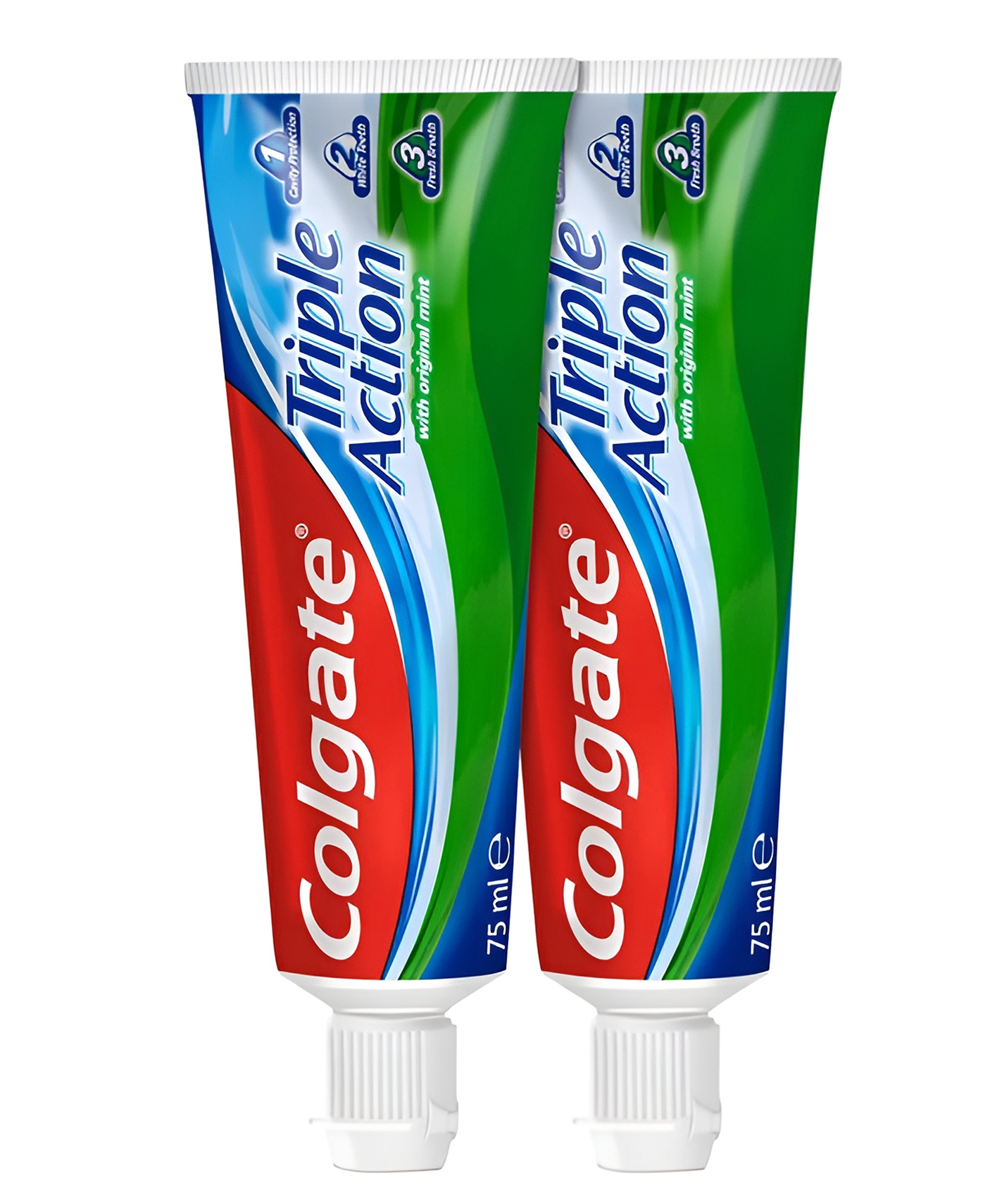Colgate Zubní pasta Triple Action 2 x 75 ml