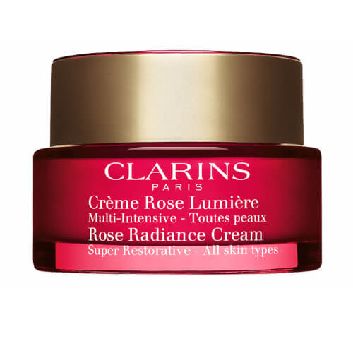 Clarins Denní krém proti vráskám pro všechny typy pleti Super Restorative (Rose Radiance Cream) 50 ml