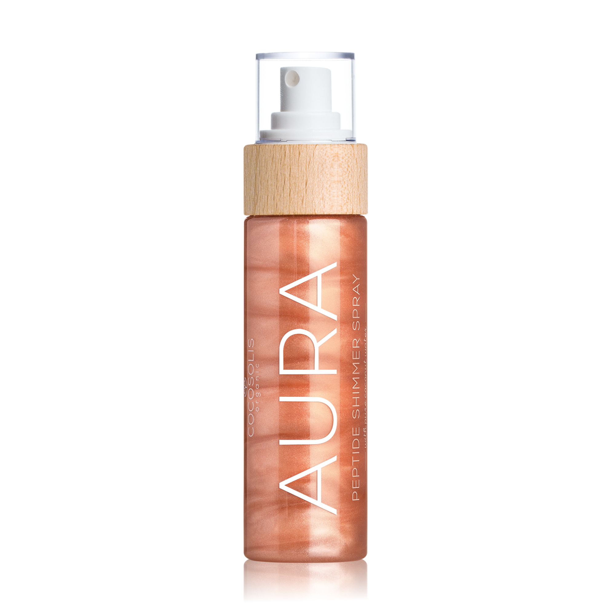 Levně Cocosolis Peptidový sprej se třpytkami Aura Peptide Shimmer Spray 100 ml