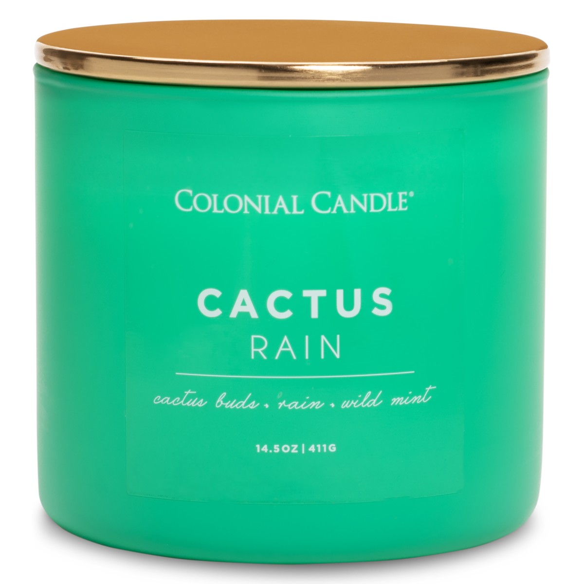 Colonial Candle Vonná svíčka se třemi knoty Cactus Rain 411 g