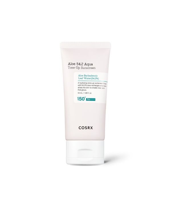 COSRX Opaľovací krém Aloe 54.2 Aqua SPF 50+ (Tone-Up Sunscreen) 50 ml