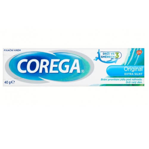 Corega Extra silný fixační krém Original 40 g