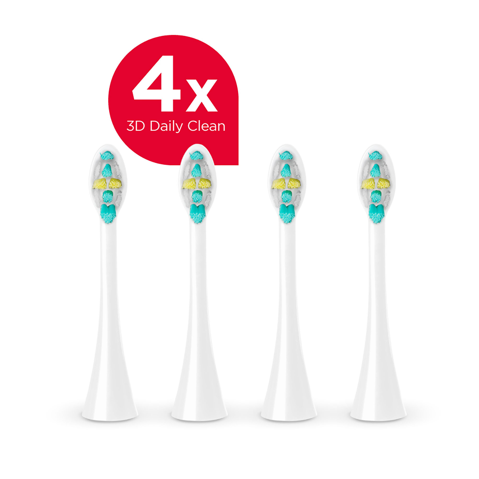 Concept Náhradná hlavica 3D Daily Clean biele ZK0070
