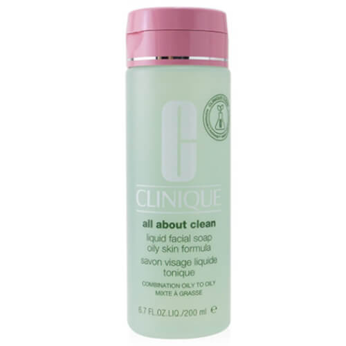Clinique Tekuté čisticí mýdlo na obličej pro smíšenou až mastnou pleť (Liquid Facial Soap Oily Skin) 200 ml