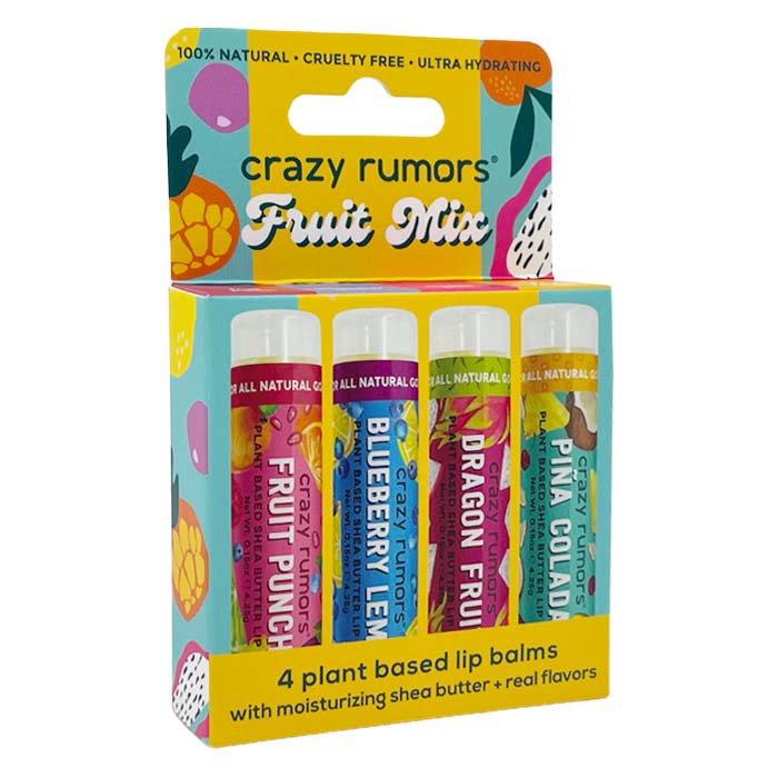 Zobrazit detail výrobku Crazy Rumors Sada klasických balzámů na rty Fruit Mix 4 x 4,4 ml