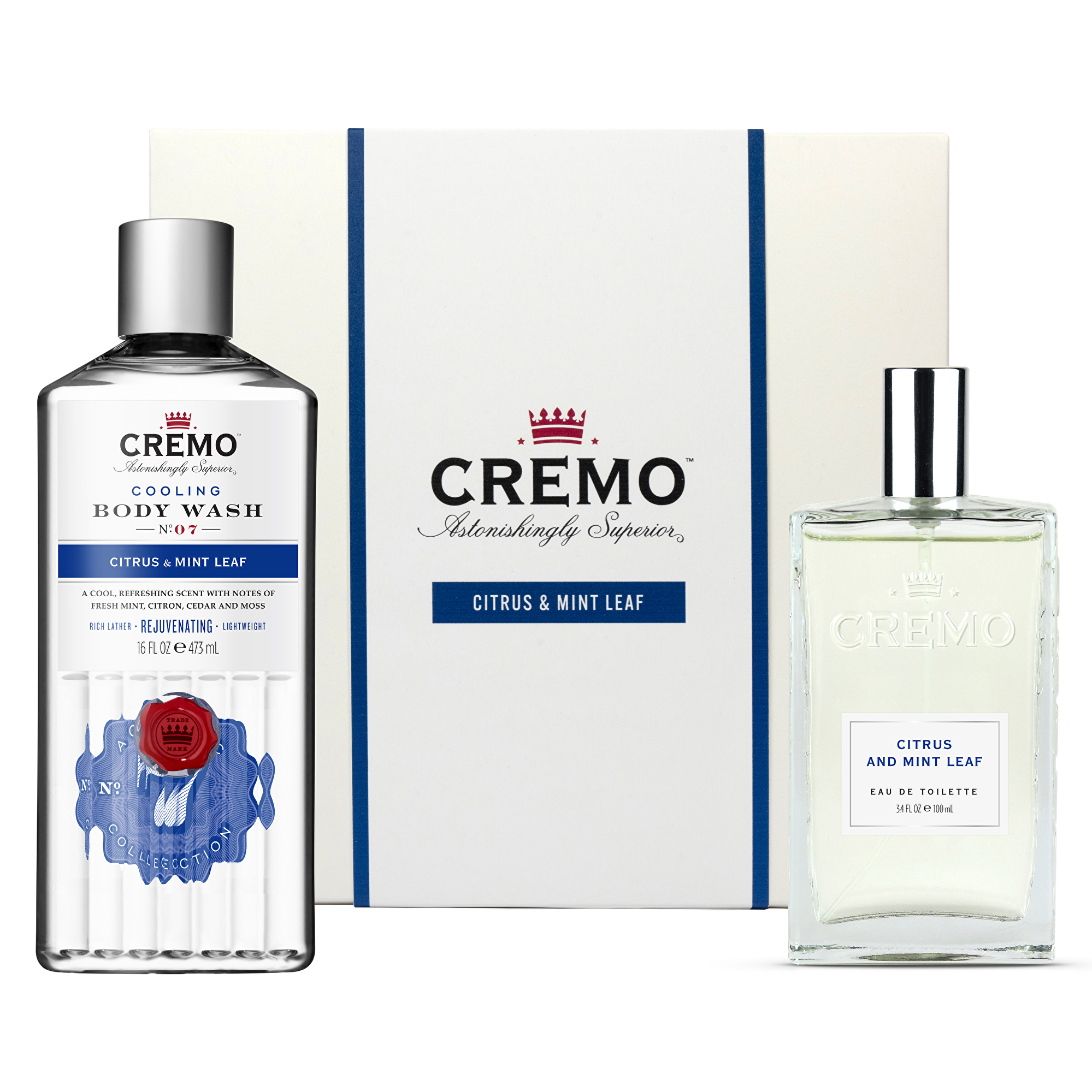 Cremo Dárková sada tělové péče Citrus & Mint Leaf