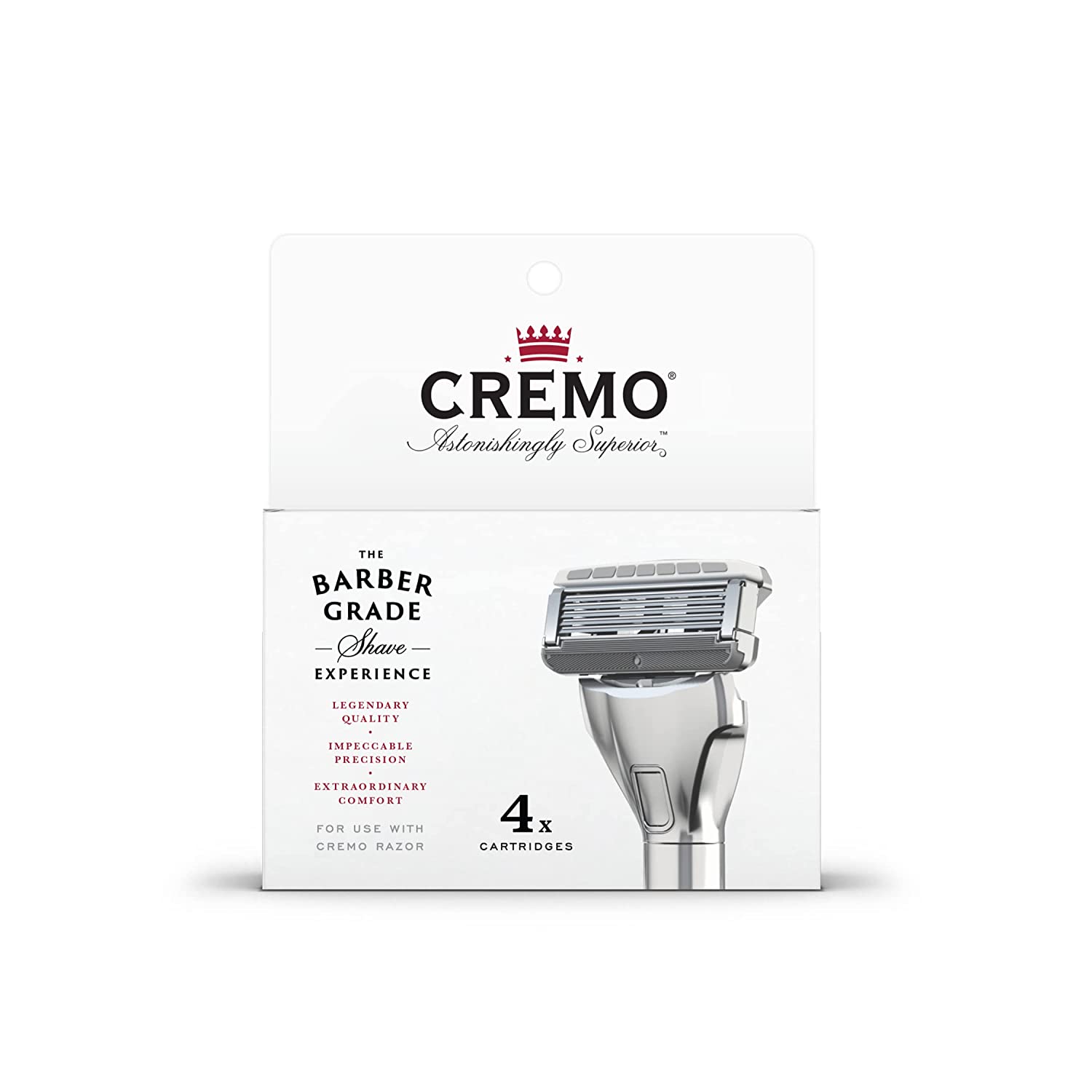 Cremo Náhradní hlavice The Barber Grade 4 ks