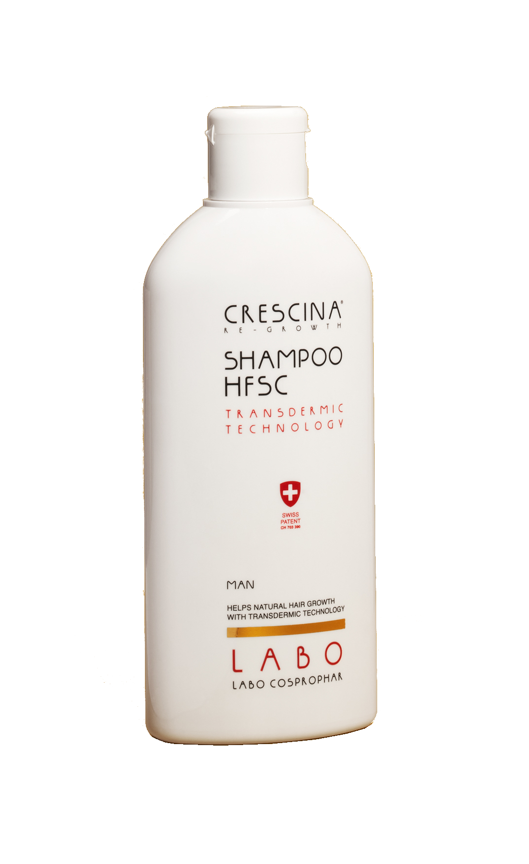 Crescina Šampon proti řídnutí vlasů pro muže Transdermic (Shampoo) 200 ml + 2 měsíce na vrácení zboží