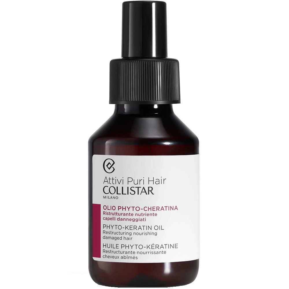Collistar Vyživující olej pro poškozené vlasy s Phyto-Keratinem (Restructuring Nourishing Hair Oil) 100 ml