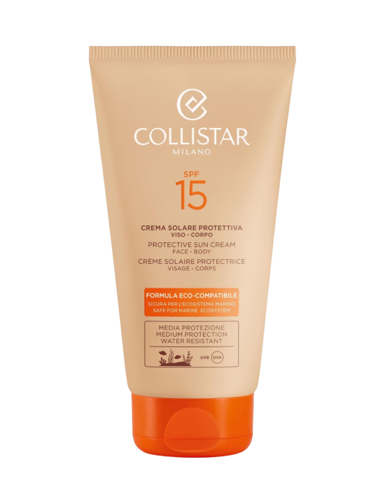 Collistar Ochranný krém na opaľovanie SPF 15 (Protective Sun Cream) 150 ml