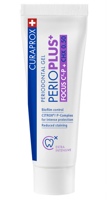 Curaprox Antibakteriálne a regeneračné ústny gél PerioPlus + Focus (Periodontal Gel) 10 ml