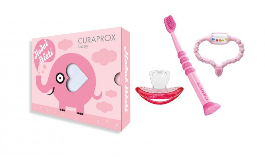 Zobrazit detail výrobku Curaprox Dárková sada péče o zuby Baby Girl