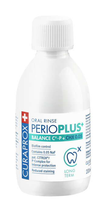 Zobrazit detail výrobku Curaprox Ústní voda PerioPlus+ Balance (Oral Rinse) 200 ml