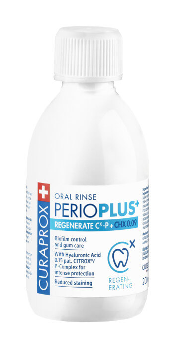 Zobrazit detail výrobku Curaprox Regenerační ústní voda PerioPlus+ Regenerate (Oral Rinse) 200 ml