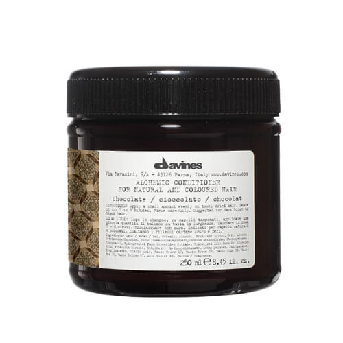 Davines Kondicionér zvýrazňující tmavě hnědou až černou barvu vlasů Alchemic (Chocolate Conditioner) 250 ml