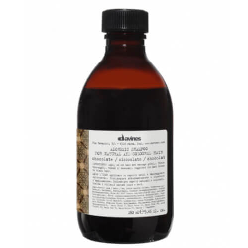 Davines Šampon zvýrazňující tmavě hnědou až černou barvu vlasů Alchemic (Chocolate Shampoo) 280 ml