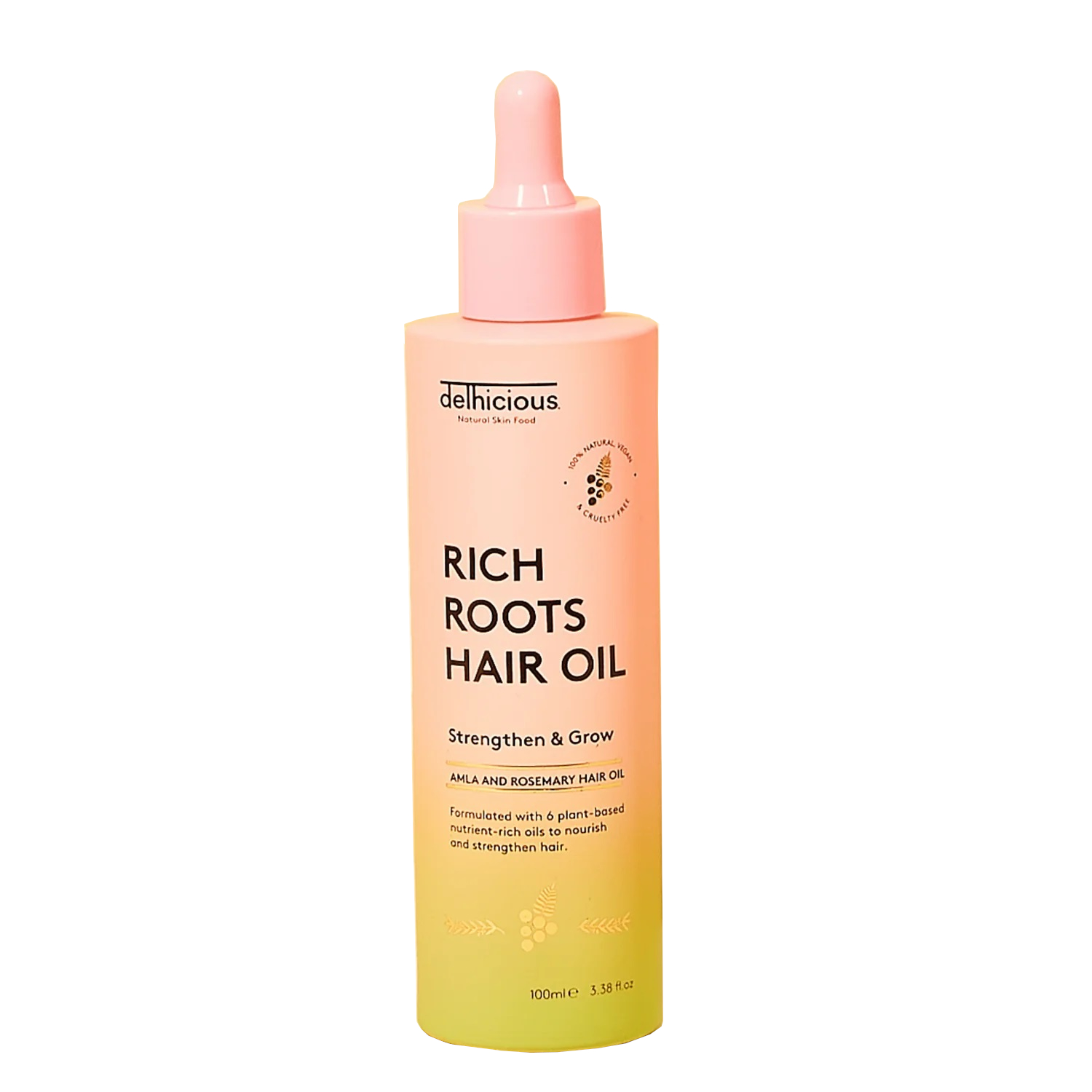 Levně Delhicious Vlasový olej Rich Roots (Hair Oil) 100 ml