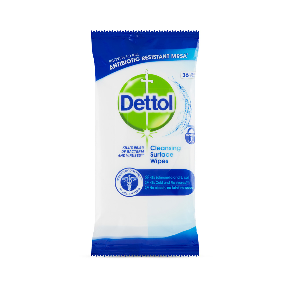 Značka DETTOL - DETTOL Antibakteriální ubrousky na povrchy 36 ks