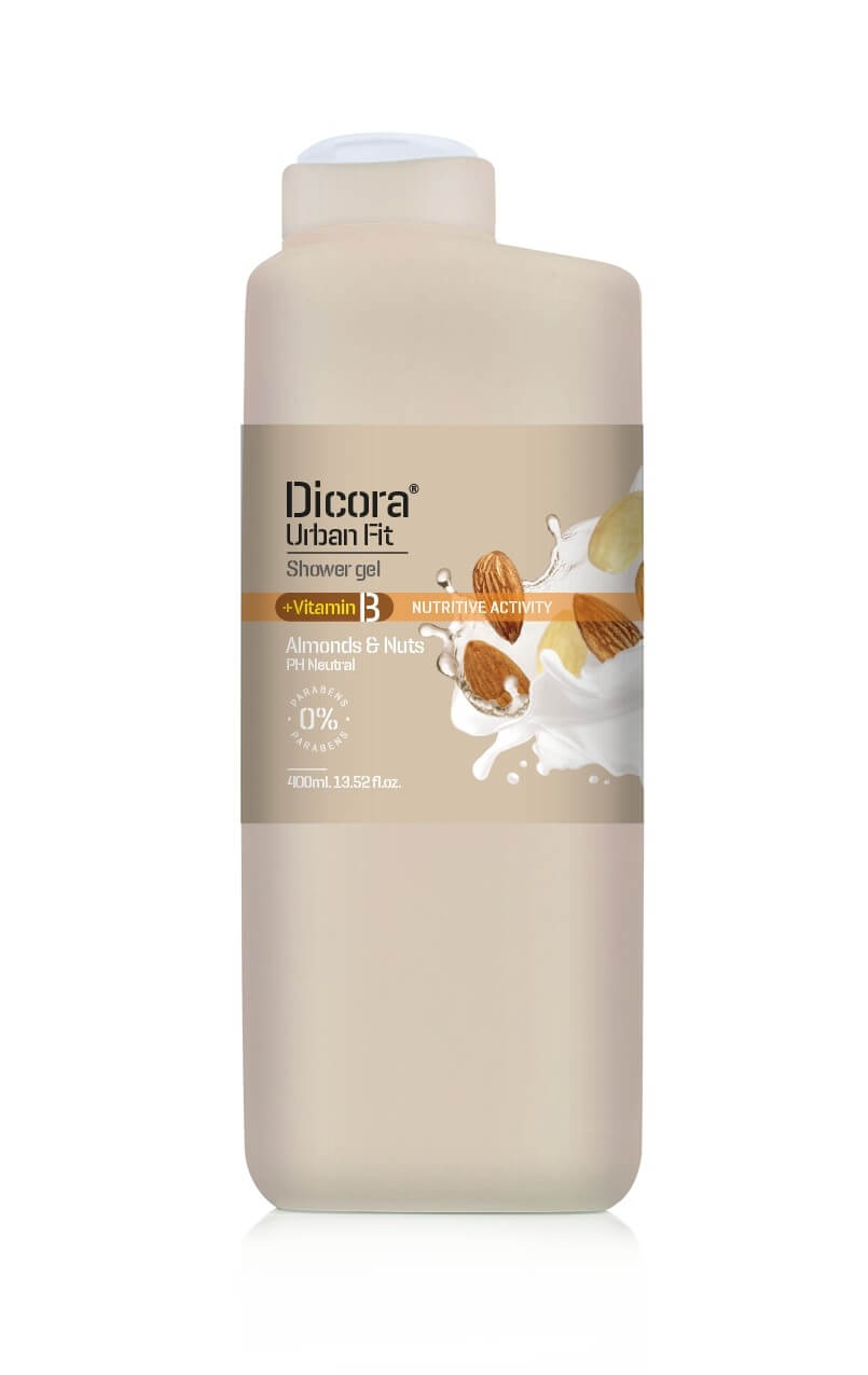 Dicora Sprchový gel s vitamínem B Mandle & ořechy (Shower Gel) 400 ml
