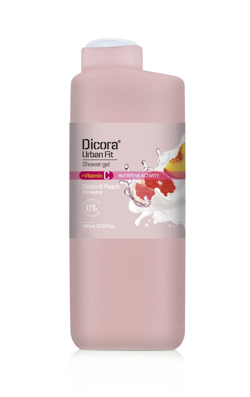 Dicora Sprchový gel s vitamínem C Citrusy & broskev (Shower Gel) 400 ml