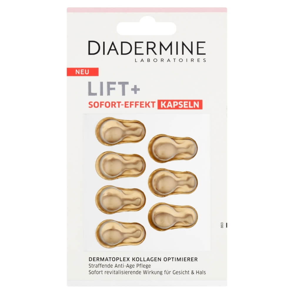 Diadermine Zpevňující kapsle s okamžitým efektem Lift+ 7 ks