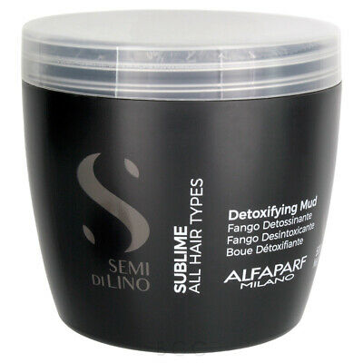 Alfaparf Milano Detoxikačné bahno pre všetky typy vlasov Semi di Lino Sublime (Detoxifying Mud) 500 ml