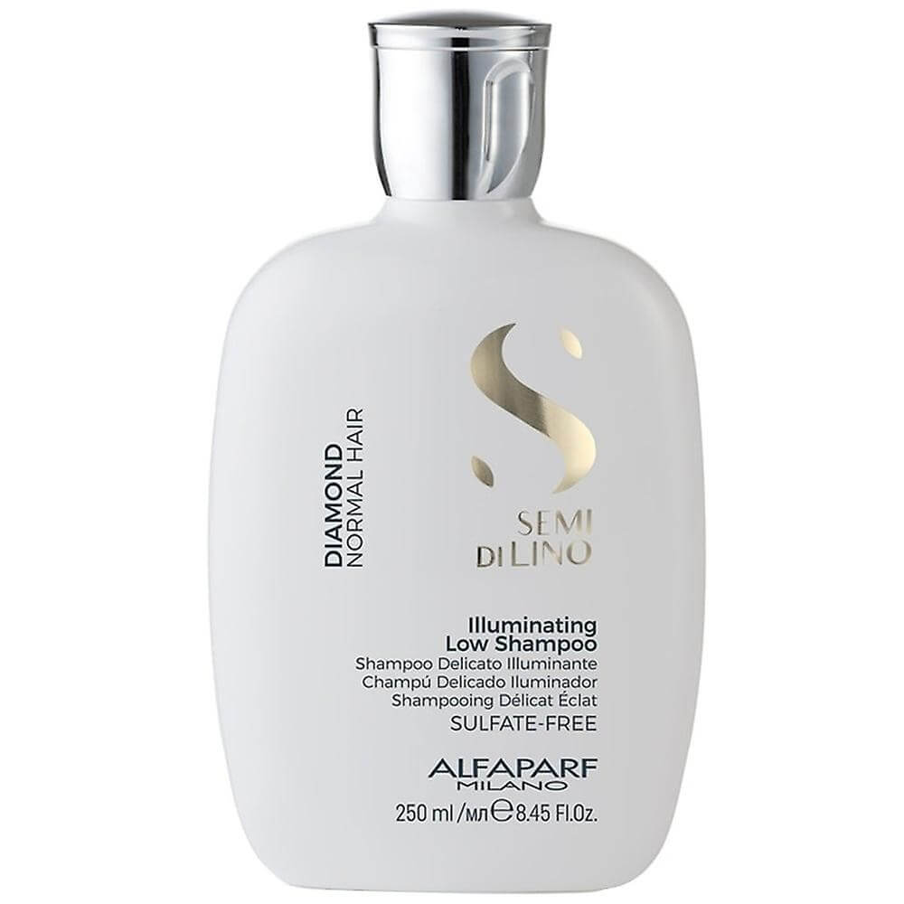 Alfaparf Milano Rozjasňující šampon pro normální vlasy Semi di Lino Diamond (Illuminating Low Shampoo) 250 ml