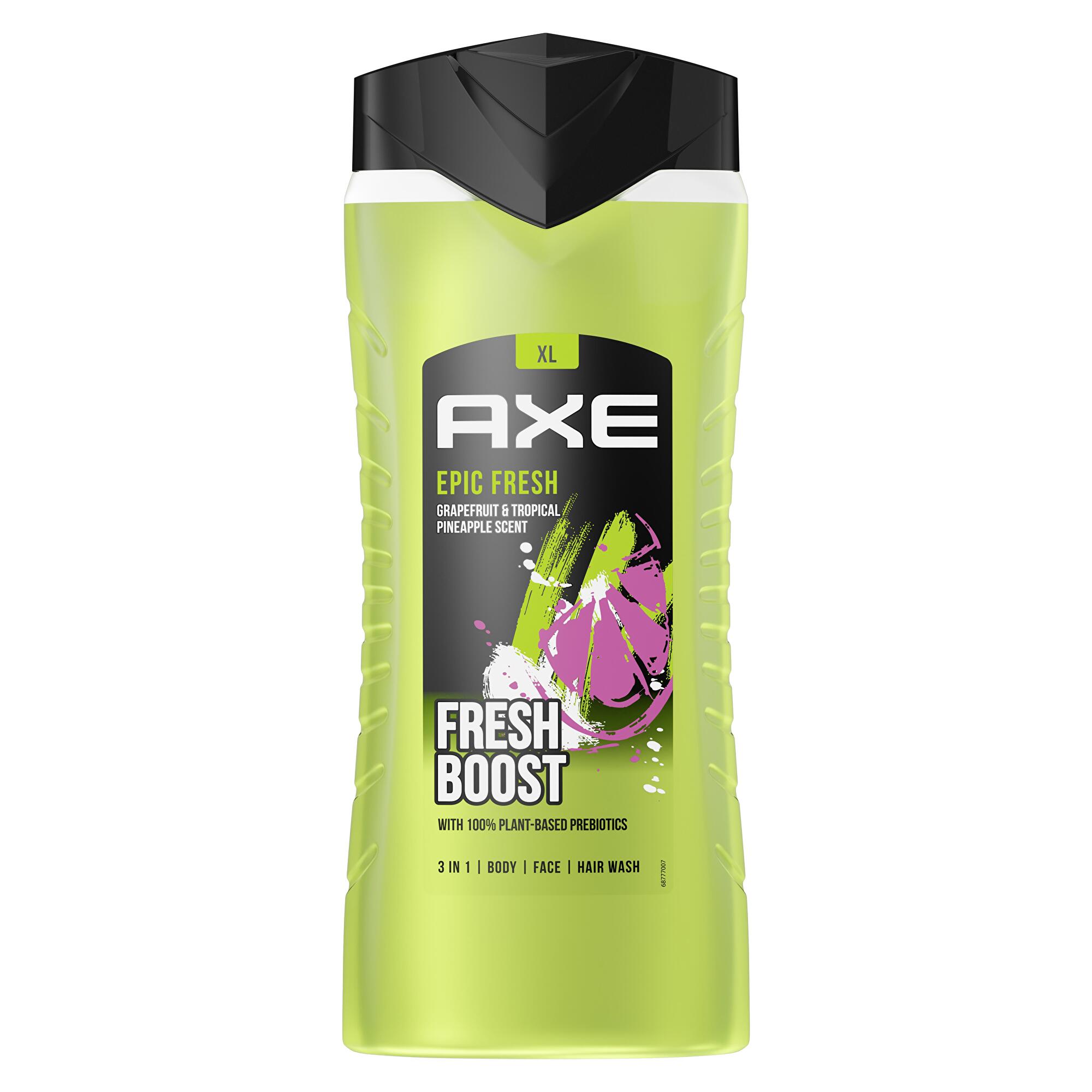 Axe Sprchový gel na tělo, obličej a vlasy Epic Fresh (3 in 1 Shower Gel) 400 ml