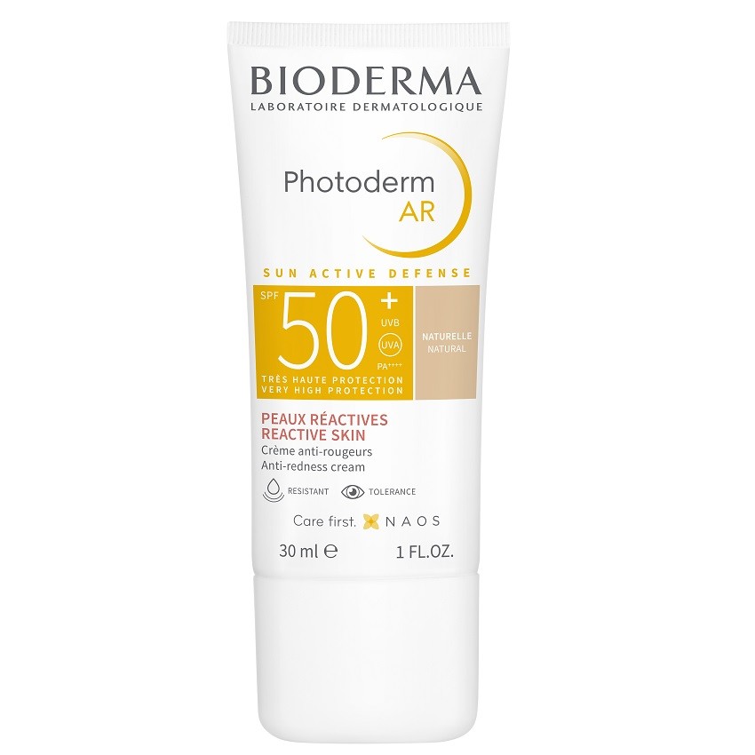 Bioderma Ochranný tónovací krém proti začervenání SPF 50+ Photoderm AR (Anti-redness Cream) 30 ml Natural