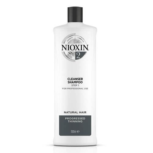 Nioxin Čisticí šampon pro jemné výrazně řídnoucí přírodní vlasy System 2 (Shampoo Cleanser System 2) 300 ml