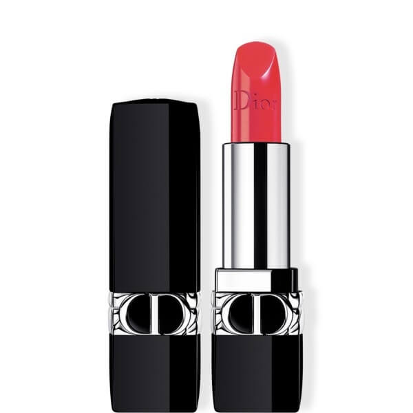 Dior Dlhotrvajúci plniteľná rúž Rouge Dior Satin 3,5 g 080 Red Smile