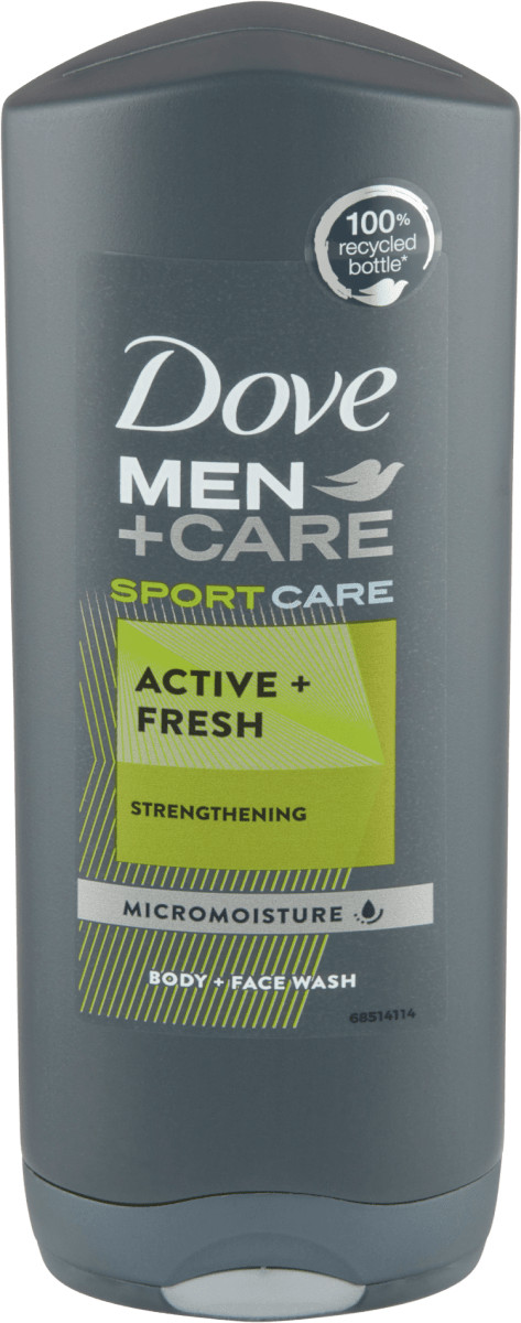 Levně Dove Osvěžující sprchový gel pro muže Sport Active Fresh Men + Care (Body and Face Wash) 400 ml