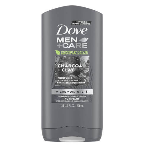 Dove Sprchový gél pre mužov Men + Care Charcoal & Clay ( Body And Face Wash) 250 ml