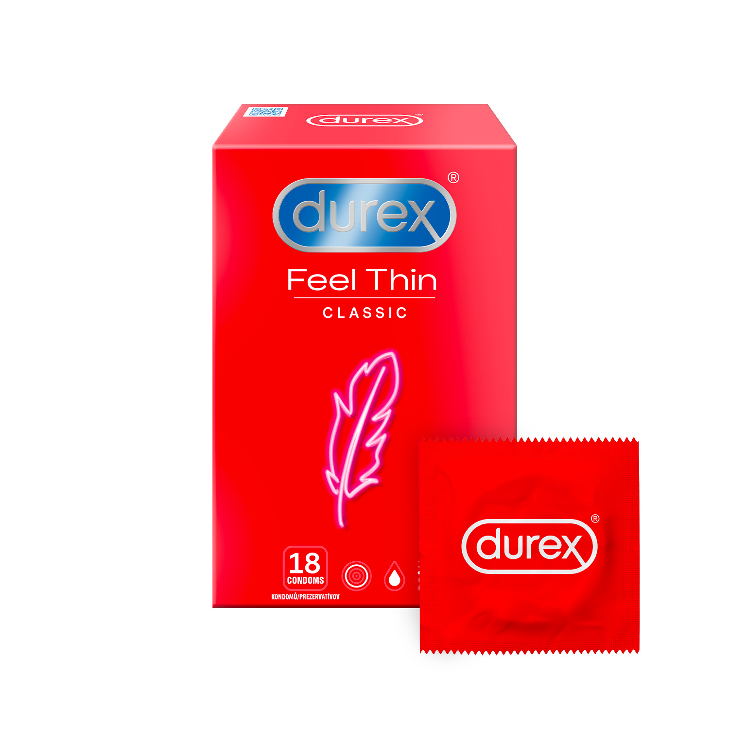 Značka DUREX - Durex Kondomy Feel Thin Classic 3 ks