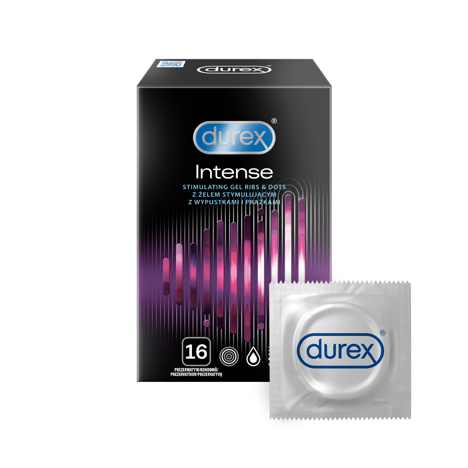 Durex Kondomy Intense 16 ks