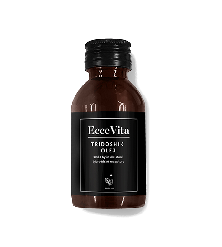 Ecce Vita Bylinný masážní olej Tridoshik 1000 ml