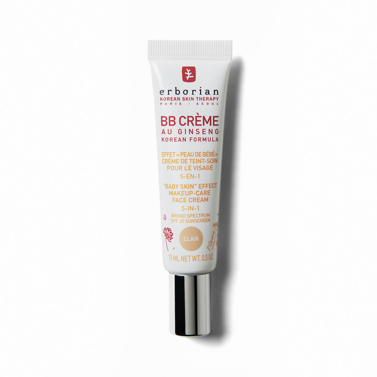 Erborian BB krém (BB Creme Make-up Care Face Cream) 15 ml Clair