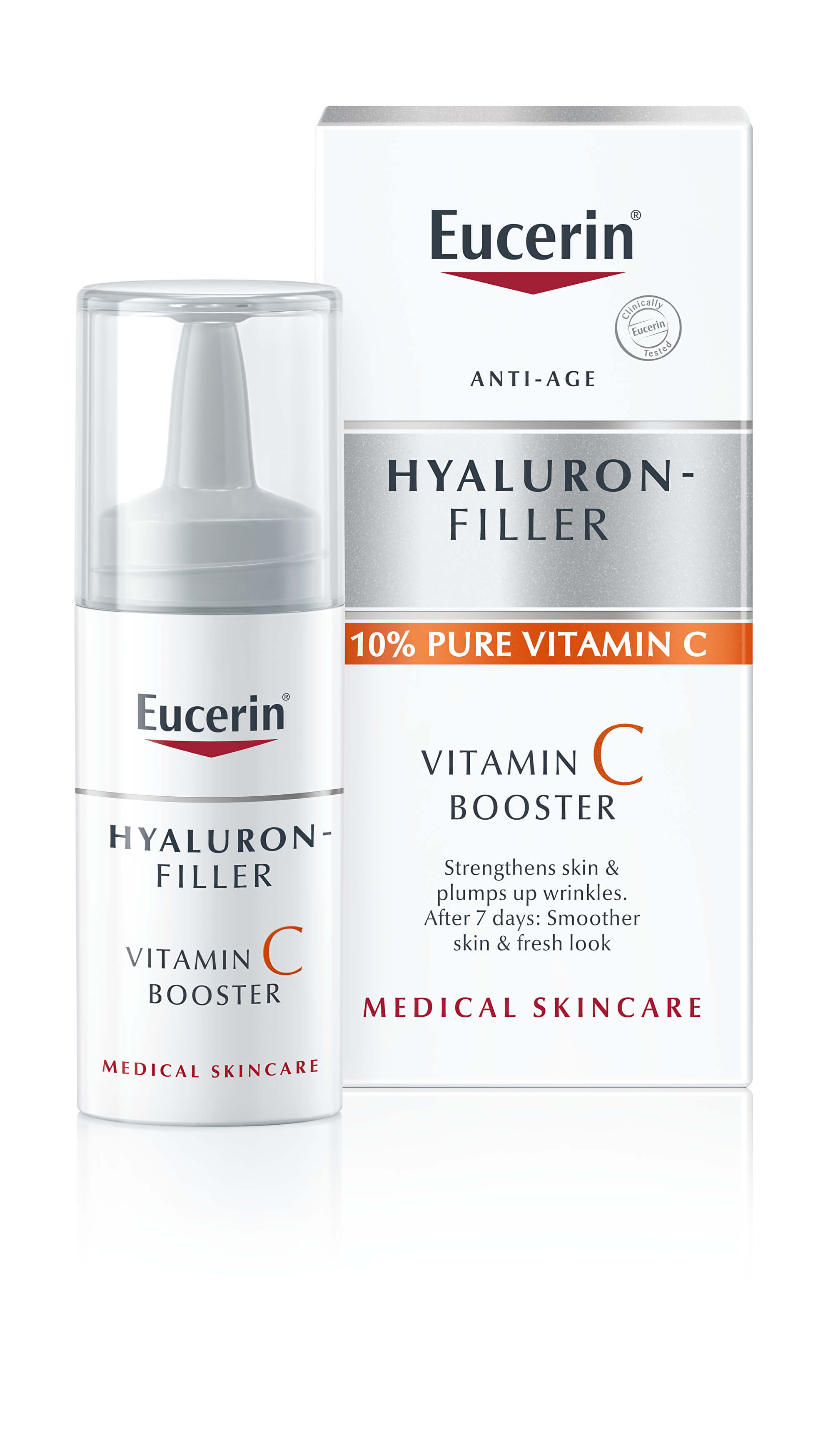 Zobrazit detail výrobku Eucerin Rozjasňující protivráskové sérum s vitaminem C Hyaluron-Filler (Vitamin C Booster) 8 ml