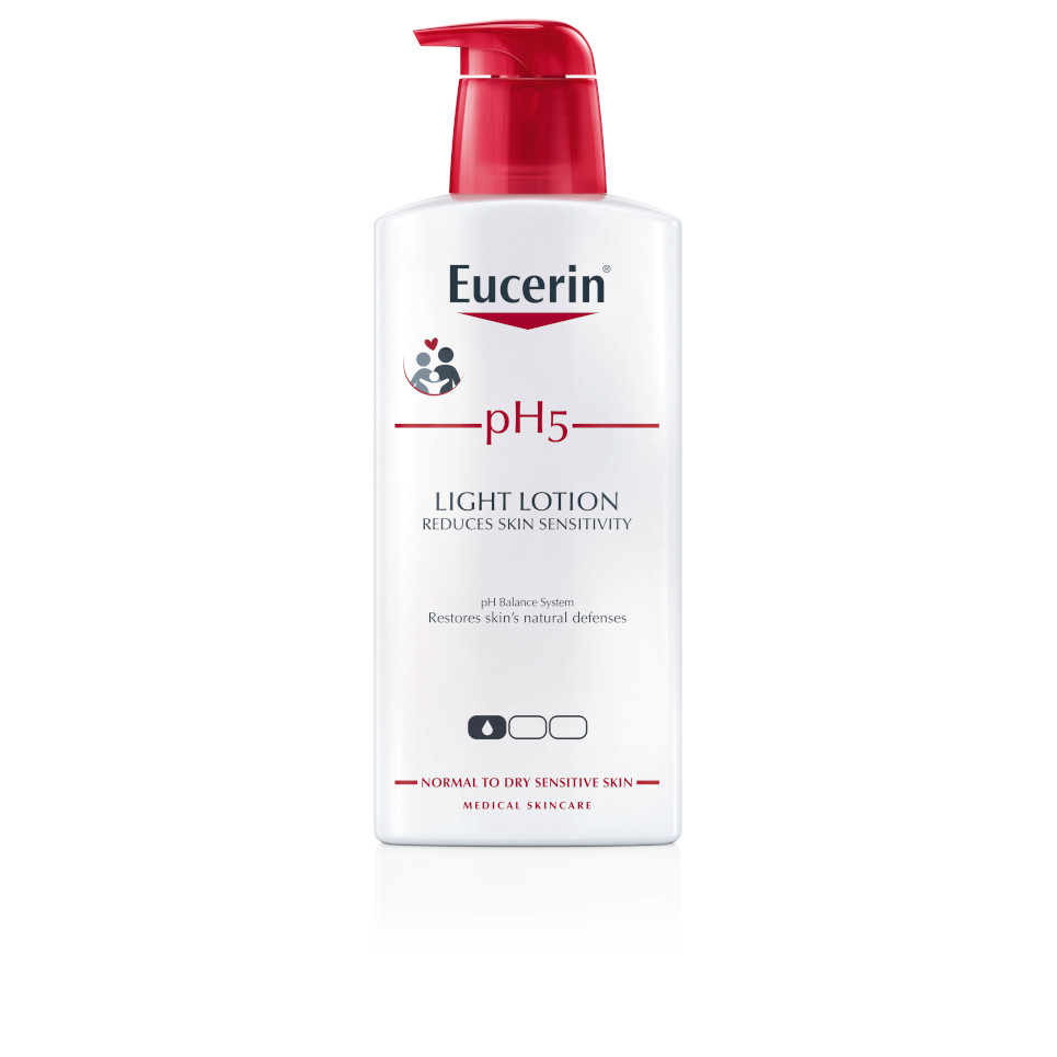 Eucerin Lehké tělové mléko pro citlivou pokožku pH5 (Light Lotion) 400 ml
