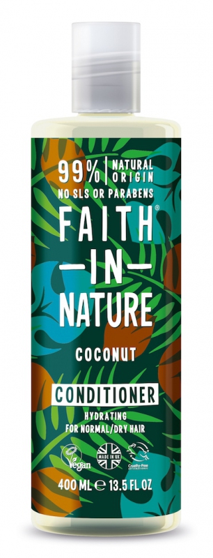 Zobrazit detail výrobku Faith in Nature Hydratační přírodní kondicionér pro normální a suché vlasy Kokos (Hydrating Conditioner) 400 ml