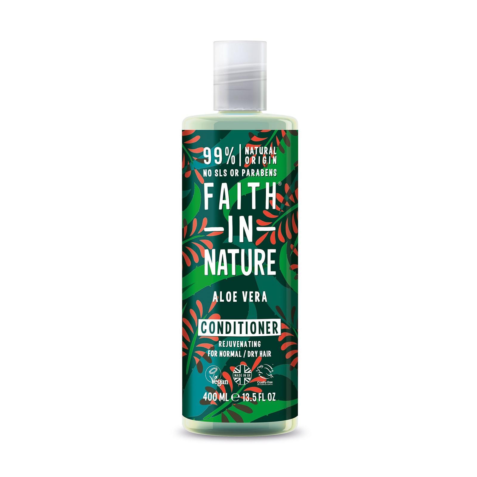 Zobrazit detail výrobku Faith in Nature Omlazující přírodní kondicionér pro normální a suché vlasy Aloe Vera (Rejuvenating Conditioner) 400 ml